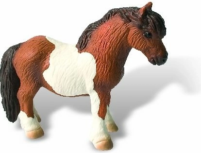 Bullyland poney shetland – figurine peinte à la main
