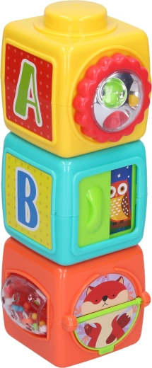 Cubes d'éveil pour bébés - 3 pièces
