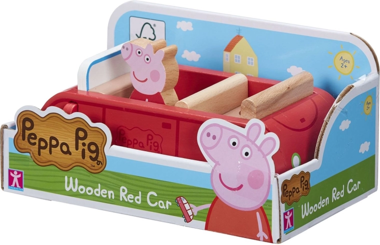 Voiture en bois Peppa Pig