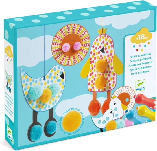 Djeco coffret créatif Pompons dans le ciel