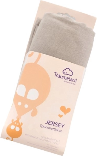 Drap-housse jersey Träumeland uni anthracite