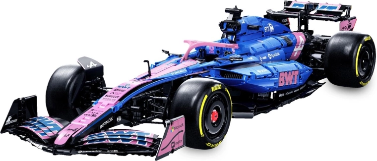 CaDA BWT Alpine Formula One Team A525 kit de construction de voiture de Formule 1 à l'échelle 1:8