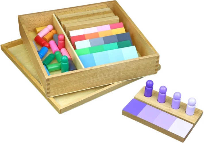 Moyo Montessori dégradés de couleurs – figurines et plaquettes