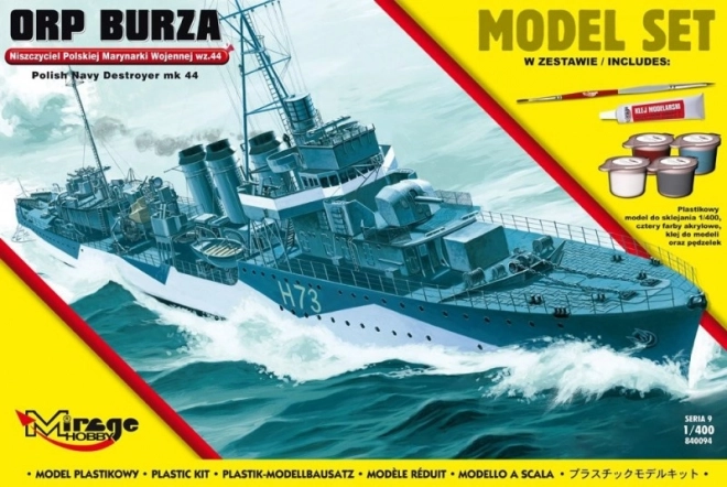 ORP « Burza » mod. 44 [Destroyer polonais de la Seconde Guerre mondiale].