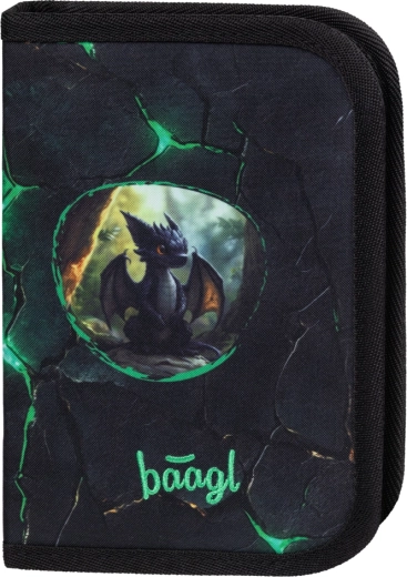 Baagl trousse scolaire à un compartiment Dragons