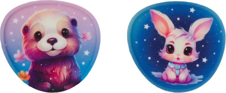 Badges interchangeables BAAGLIES – Adorables animaux, 2 pcs