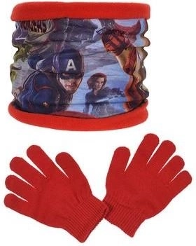 Tour de cou et gants Avengers - 1 pièce