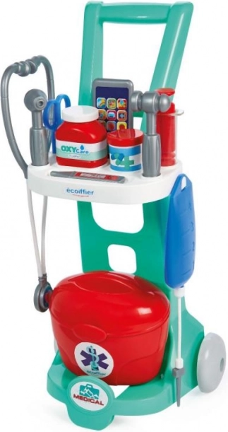 Chariot médical pour enfants avec accessoires