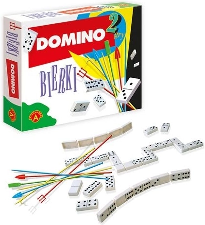 Domino et mikado – coffret de 2 jeux