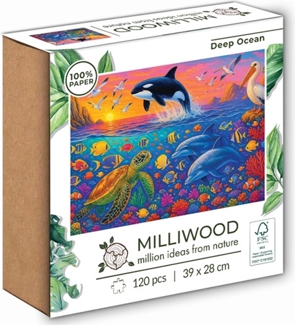 Puzzle pour enfants Milliwood Deep ocean – 120 pièces