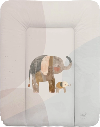 Matelas à langer souple Ceba baby Basic Elephant Family 50 × 70 cm