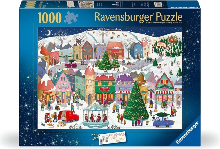 Puzzle Ravensburger « Ville de Noël » – 1000 pièces