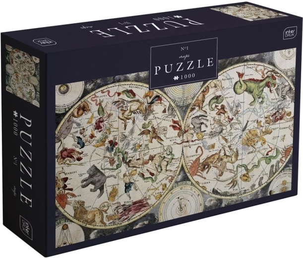 Puzzle carte Interdruk 1 : Signes du zodiaque – 1000 pièces