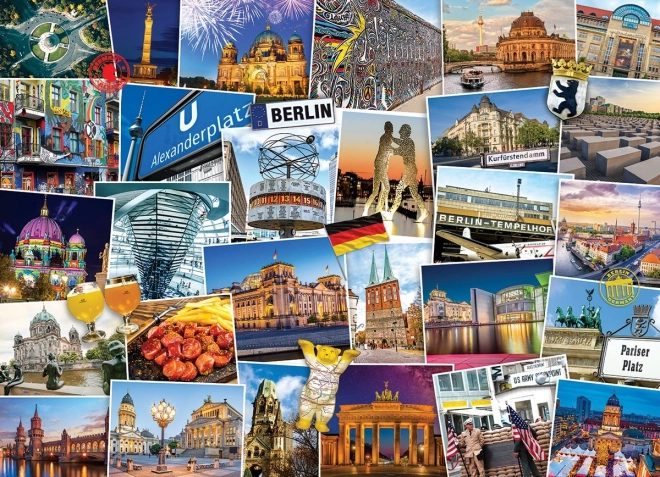 EUROGRAPHICS Puzzle Světoběžník Berlin 1000 pièces