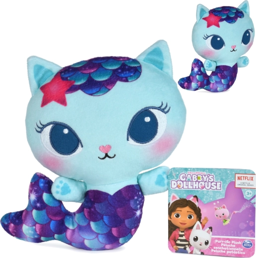 Petite sirène-chat en peluche 20 cm – GABBY’S DOLLHOUSE