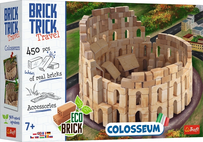 Jeu de construction TREFL BRICK TRICK Travel Colisée XL (450 pièces)