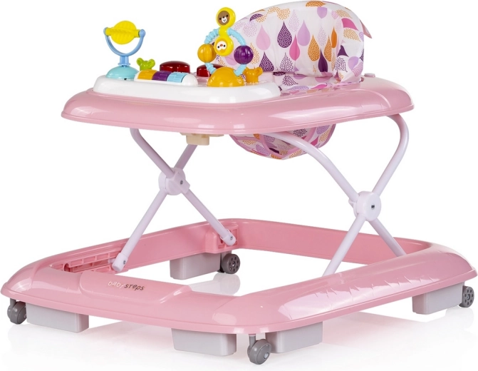 trotteur pour enfants Baby Steps rose