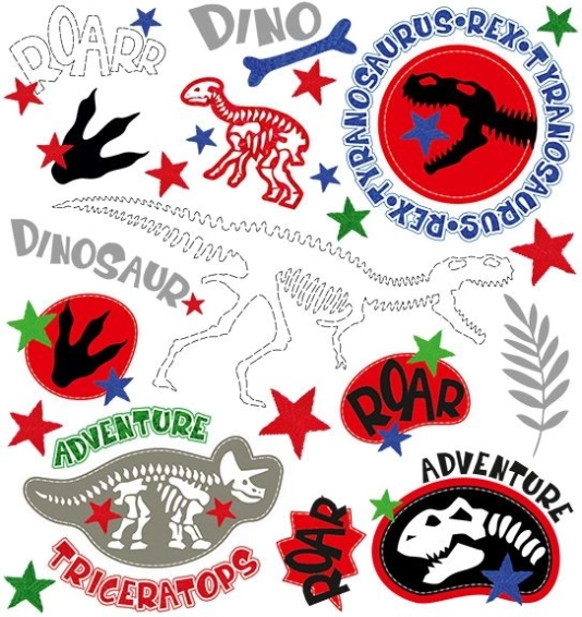 Décorations thermocollantes Préhistoire