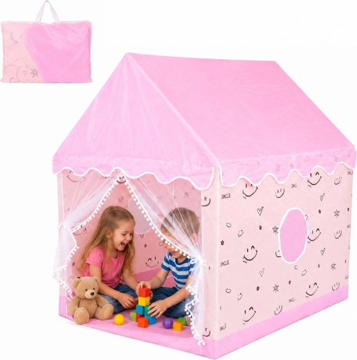Maisonette enfant pastel – tente de jeu pour filles 120 × 100 × 130 cm