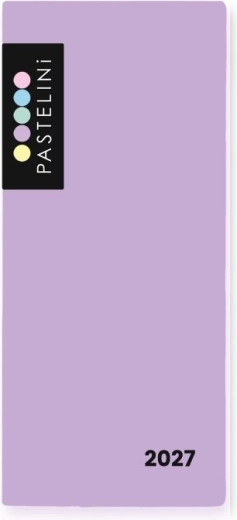 Agenda mensuel Pastelini en couverture PVC 2027 violet