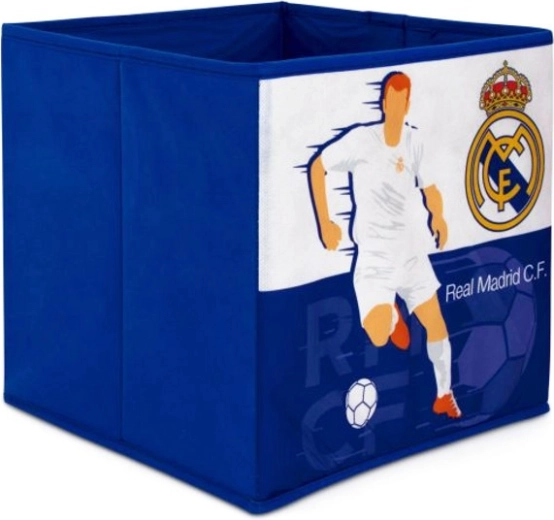 Boîte de rangement pliable et organisateur Real Madrid 31 × 31 × 31 cm