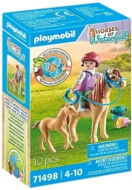 PLAYMOBIL Horses : enfant avec poney et poulain