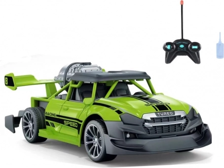 Voiture RC 1:20 avec effet fumée rouge