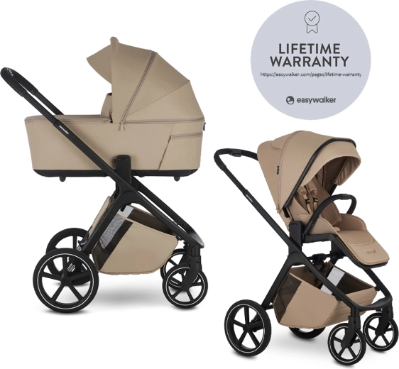 Poussette combinée Easywalker Zoey Go sand taupe