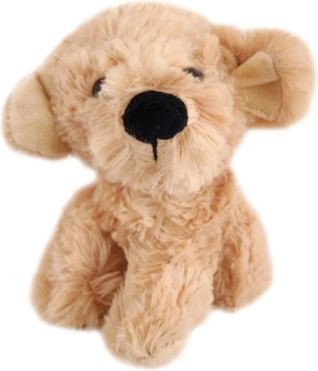 Chien en peluche assis 16 cm