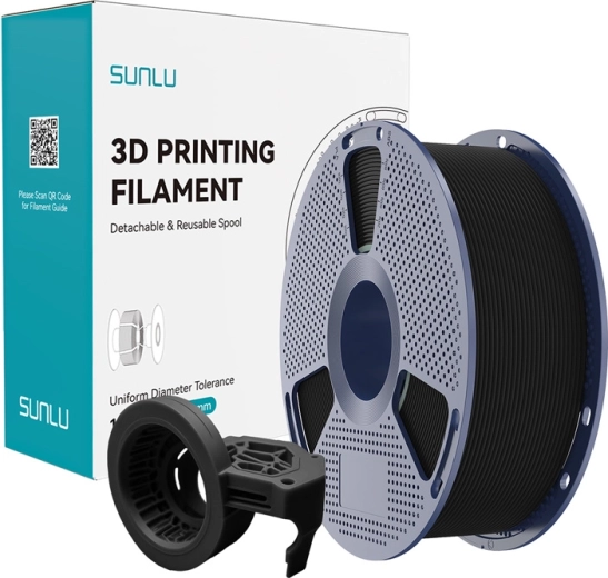 Filament Sunlu PETG mat haute vitesse – noir