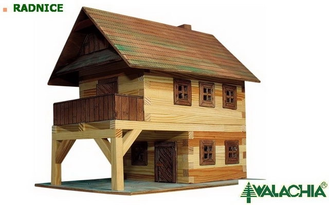 Maquette en bois à coller WALACHIA – moulin à eau 1:32