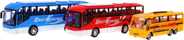 Ensemble d'autobus pour enfants 3+ Bus scolaire et autobus d'excursion avec des couleurs vives