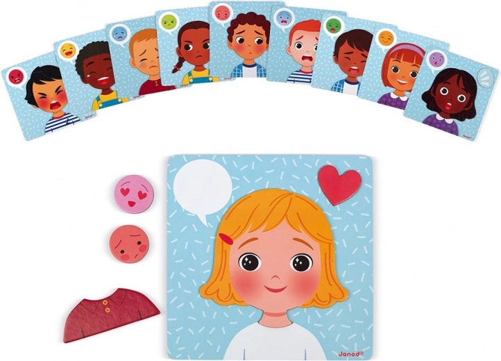 JANOD Émotions et sentiments avec modèles 20 pcs