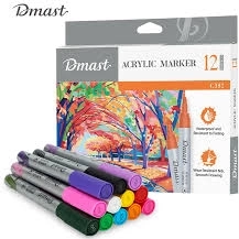 Set de marqueurs acryliques 12 pcs
