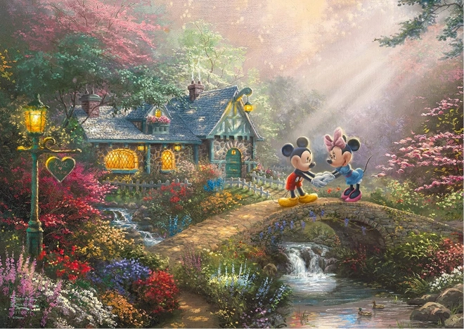 Puzzle dans boîte en métal Mickey & Minnie 500 pièces