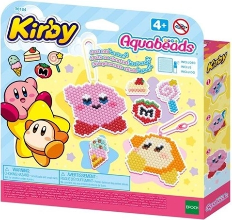 Kit créatif de porte-clés Kirby Aquabeads