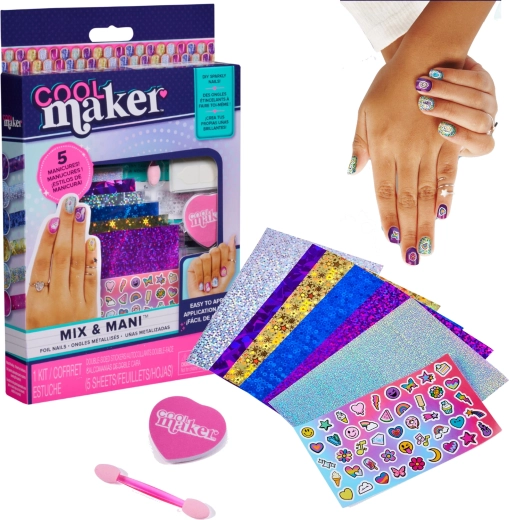 Cool Maker petit set d’appoint pour décorer les ongles Mix & Mani