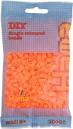 Perles à repasser Hama Midi orange 1000 pcs