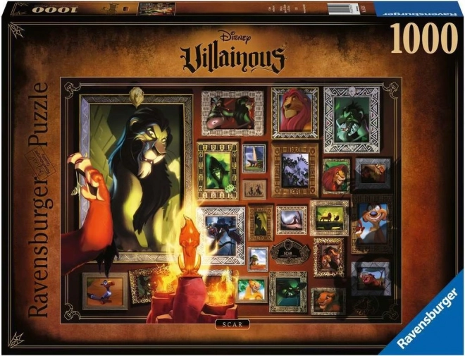 Puzzle Ravensburger Villainous : Scar 1000 pièces