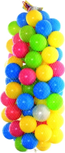 Ballons bébé colorés pour piscine à balles 6 cm (100 pcs)