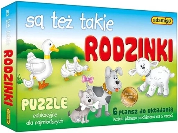 Il existe aussi de telles petites familles – puzzles éducatifs pour enfants