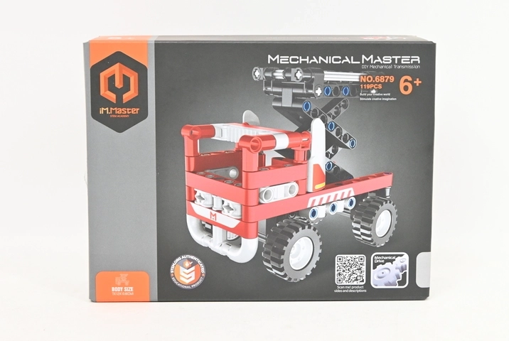 IM.MASTER chariot d’atelier pour enfants avec outils et cric 2-en-1 (119 pièces) - 1 pièce