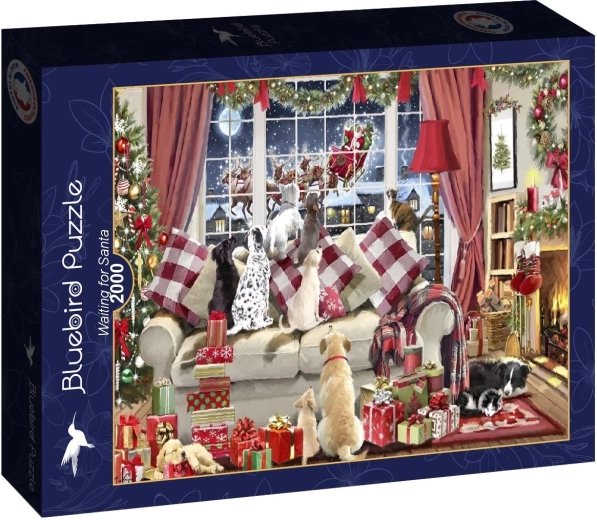 Puzzle Bluebird Attente du Père Noël 2000 pièces