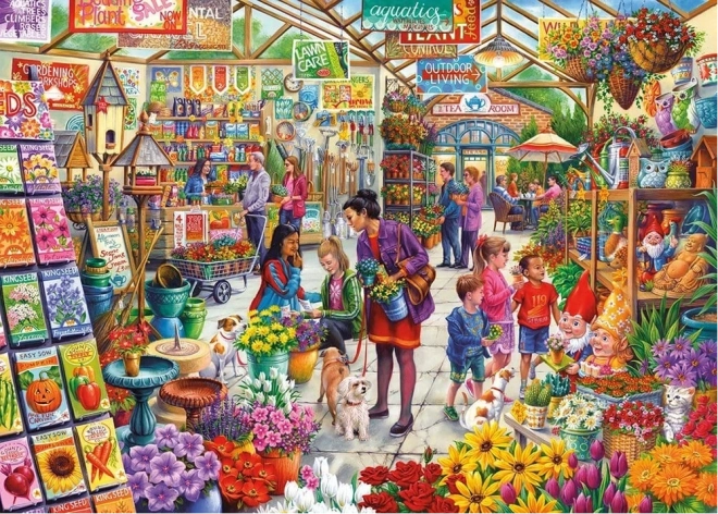 Puzzle La joie du jardinier 1000 pièces GIBSONS
