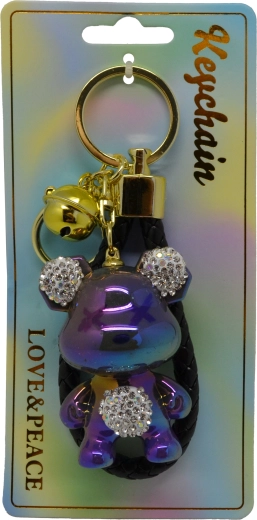 Porte-clés souris arc-en-ciel