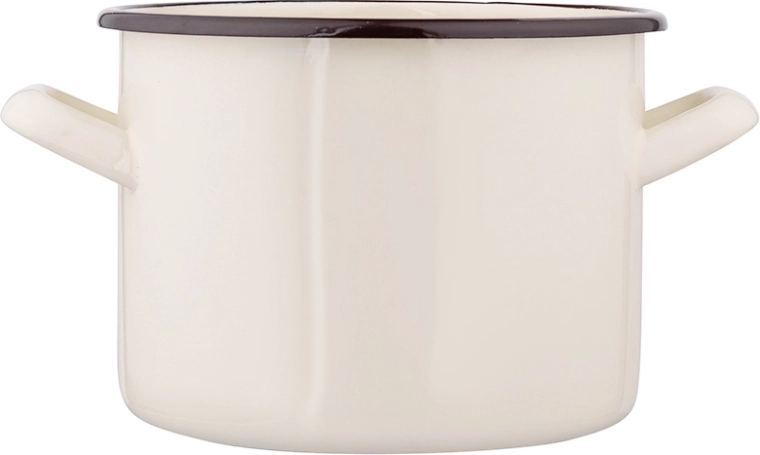Casserole émaillée Silesia 2,2 l, 16 cm, crème