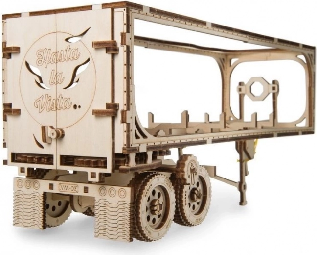 Remorque en bois 3D pour camion HEAVY BOY VM-03 (138 pièces) UGEARS
