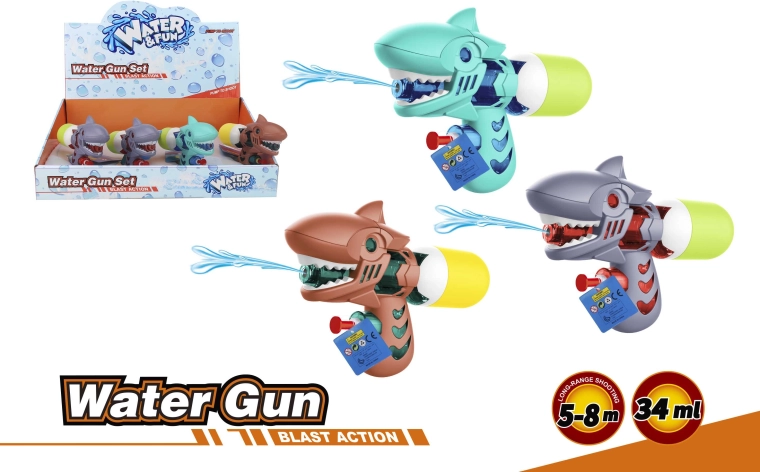 Pistolet à eau requin 15 cm