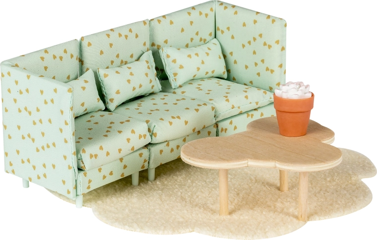 Mobilier Lundby pour salon de maison de poupées