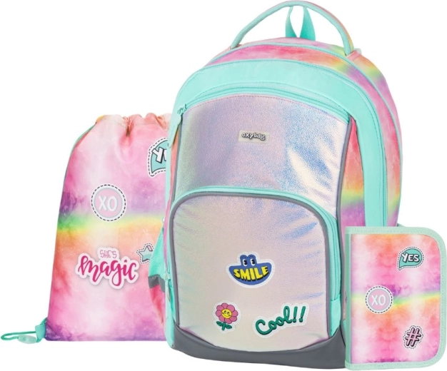 Set scolaire 3 pcs OXY GO Magic – sac à dos, sac et trousse